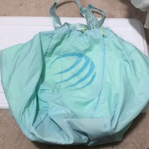 MPH blue/neon green gym bag